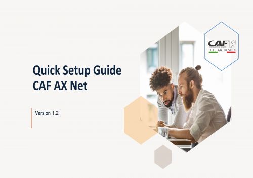 HƯỚNG DẪN NHANH CÀI ĐẶT PHẦN MỀM CAF AX NET